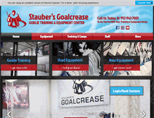 Tablet Screenshot of goalcrease.com